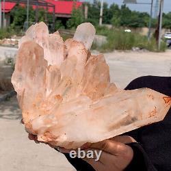 11.66LB Agrégat naturel de cristaux de quartz blanc minéral spécimen de cristal de guérison