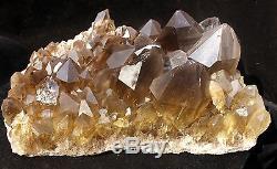 12.24lb Rare Naturel Clair Or Rutilated Quartz Crystal Cluster Specimen
