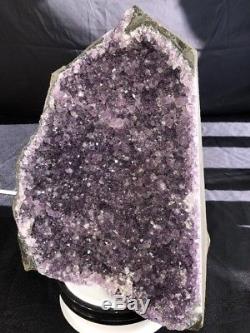 12 Améthyste Cathédrale Geode Cristal Quartz Quartz Naturel Spécimen De Grappe Brésil