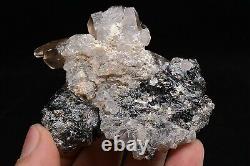 120g Cassitérite Naturel Fumé Quartz Cluster Spécimens Rares Minéraux