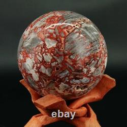 1235g Rare Naturel Jolie Agate Cristal Geode Sphere Cluster Ball