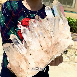 13.2lb Quartz Cluster Himalaya Cristal / Minéraux Haut Grade Rf190