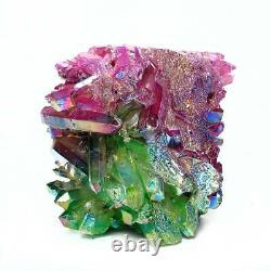 1394g Belle Décoration De Quartz De Specimen Mineral En Cristal Coloré