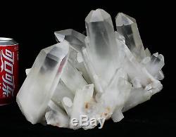 14.8lb Aaa +++ Clair Blanc Naturel Quartz Crystal Cluster Specimen