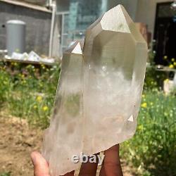 1545g Spécimen de grappe de cristal de quartz blanc naturel de guérison
