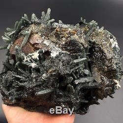 1564.9g Grappe De Cristaux De Cristal Rare, Quartz, Grenat, Spécimens Minéraux, Chine