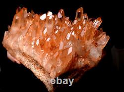 16.7lb Naturel Rare Belle Peau Rouge Quartz Cristal Cluster Specimen