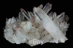 16.8lb Aaa +++ Clear Natural White Quartz Crystal Cluster Specimen