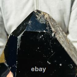 1648g Natural Black Smoky Elestial Quartz Crystal Rough Healing Specimen (en Français)