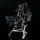167g Natural Stibnite Cluster Crystal Quartz Mineral Specimen Decoration Energy