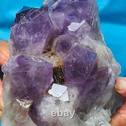 1730g Huge Naturel Pourpre Quartz Cristal Cluster Rough Specimen Healing 422