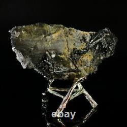 175g Natural Stibnite Cluster Crystal Quartz Mineral Specimen Décoration Énergie