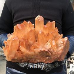 19.58lb Cluster Naturel Spécimen Minéral Cristal De Quartz Point De Guérison Ap4576