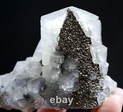 193g Natural Rare Benz Calcite & Pyrite Cristal Cluster Mineral Specimen /chine