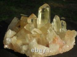2.2 Lb Naturel 6 Cristal À Quartz Clair Cluster De Guérison Des Spécimens Minéraux