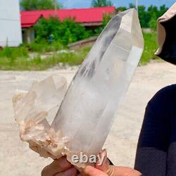 2.24LB Clusters de cristaux de quartz blanc naturel clair et magnifique