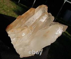 2.3 Lb Clair Naturel Beau Blanc Quartz Cristal Cluster Spécimen