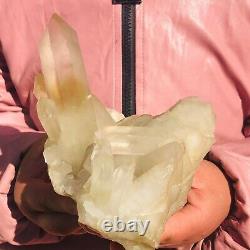 2.37lb Cristal À Quartz Jaune Transparent Naturel Pour La Guérison 966