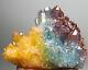 2.46lb Couleur Aura Quartz Crystal Titanium Bismuth Silicon Cluster Rainbow