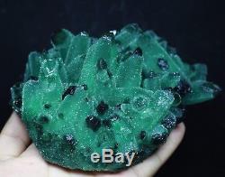 2.58lb Rare! Nouveau Trouvaille Natural Beatiful Green Quartz Cluster Spécimen