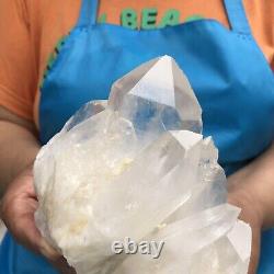 2.75lb Grand Cristal Blanc De Quartz Naturel Cluster Rough Specimen Healing