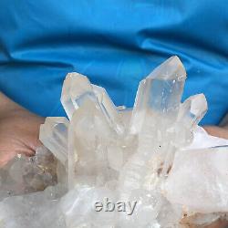 2.7lb Grand Cristal Blanc De Quartz Naturel Cluster Rough Spécimen Healing
