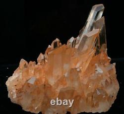 2.86lb Naturel Beau Quartz Rose Cristal Cluster Minéral Spécimen Rare