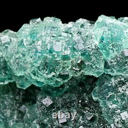 2.97lb Naturel Émeraude Verte Émeraude Fluorite Cristal Cluster Mineral Specimen