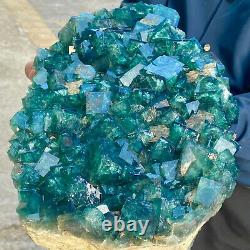 20.19lb Fluorite Naturel Verte Quartz Cristal Cluster Mineral Specimen