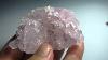 2013 06 17 Rare Pink Rose Quartz Crystal Cluster 001