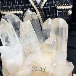 2240G Groupe de cristaux de quartz clair naturel Cluster Spécimen minéral qui guérit