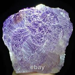 2295g Naturel Unique Multicouche Cubic Purple Fluorite Cristal Cluster Specimen