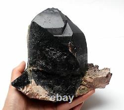 2310g Rare Naturel Noir Quartz Cristal Cluster Minéral Spécimen
