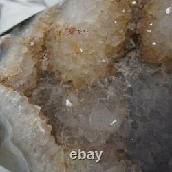 23lb 11.2 Natural Agate Carnelian Quartz Crystal Cluster Points Geode Healing
