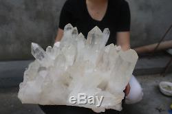 24300g (53.5lb) Spécimen Tibétain Naturel Beau Clair De Cluster De Cristal De Quartz