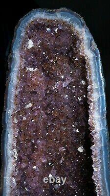 25 Améthyste Cristal Geode Cluster Cathédrale 47 Pounds Livraison Gratuite