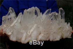 26000g Natural Tibetan Clear Quartz Cristal Cluster Point Mineral Specimen