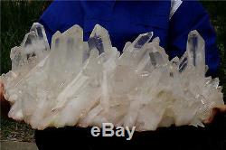 26000g Natural Tibetan Clear Quartz Cristal Cluster Point Mineral Specimen