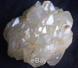 28.3lb Huge Natural Clear Quartz Cristal Cluster Double Points Original Tibétain