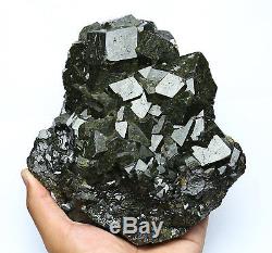 2953g Natural Andradite Grenat Cristal Quartz Cluster Mongolie Intérieure / Chine