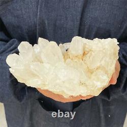 3,03LB Spécimen minéral de quartz en cluster de cristal blanc naturel, guérison de la cure YK1486.