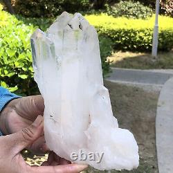 3.05lb Grand Cristal Blanc De Quartz Naturel Cluster Rough Specimen Healing