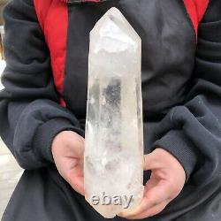 3.32lb Grande Pierre Naturelle De Guérison Des Spécimens En Cristal Blanc À Quartz