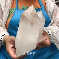 3.38lb Grand Cristal Blanc De Quartz Naturel Cluster Rough Spécimen Healing