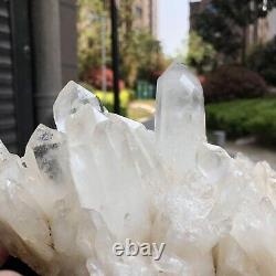 3.43lb Grande Pierre Naturelle De Guérison Des Spécimens En Cristal Blanc À Quartz