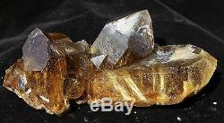 3.47lb Rare Natural Clear Golden Rutilated Quartz Crystal Cluster Specimen