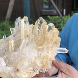 3.54lb Natural Quartz Cluster Crystal Cluster Mineral Specimen Heals 239