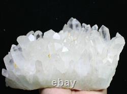 3.65lb Naturel Belle Blanc Quartz Cristal Point De Cluster Minéral Spécimen