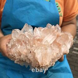 3.89lb Natural Quartz Cluster Crystal Cluster Mineral Specimen Heals 455
