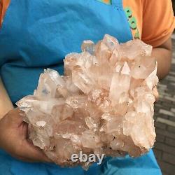 3.89lb Natural Quartz Cluster Crystal Cluster Mineral Specimen Heals 455